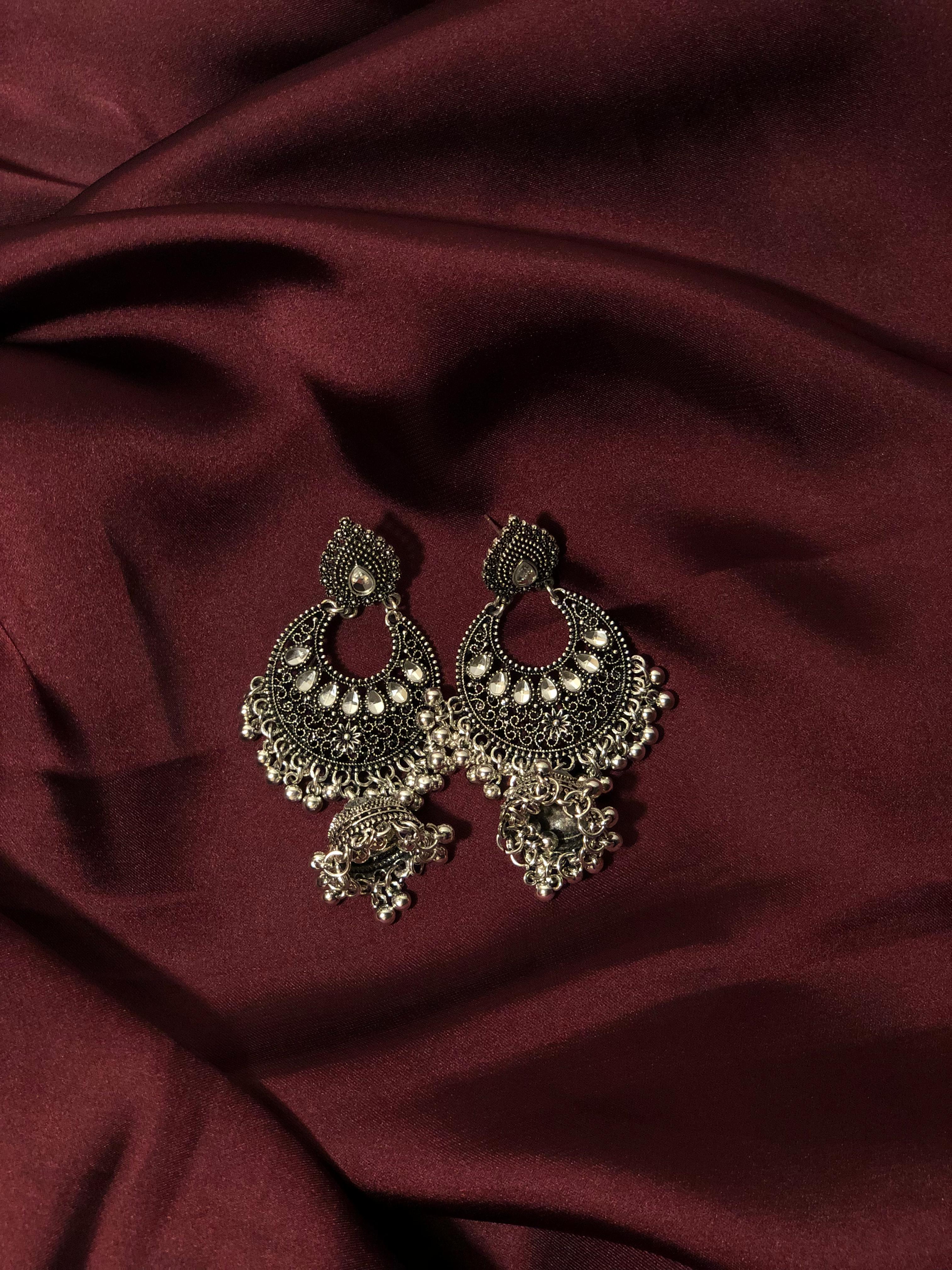 Silver Drizzle Earrings